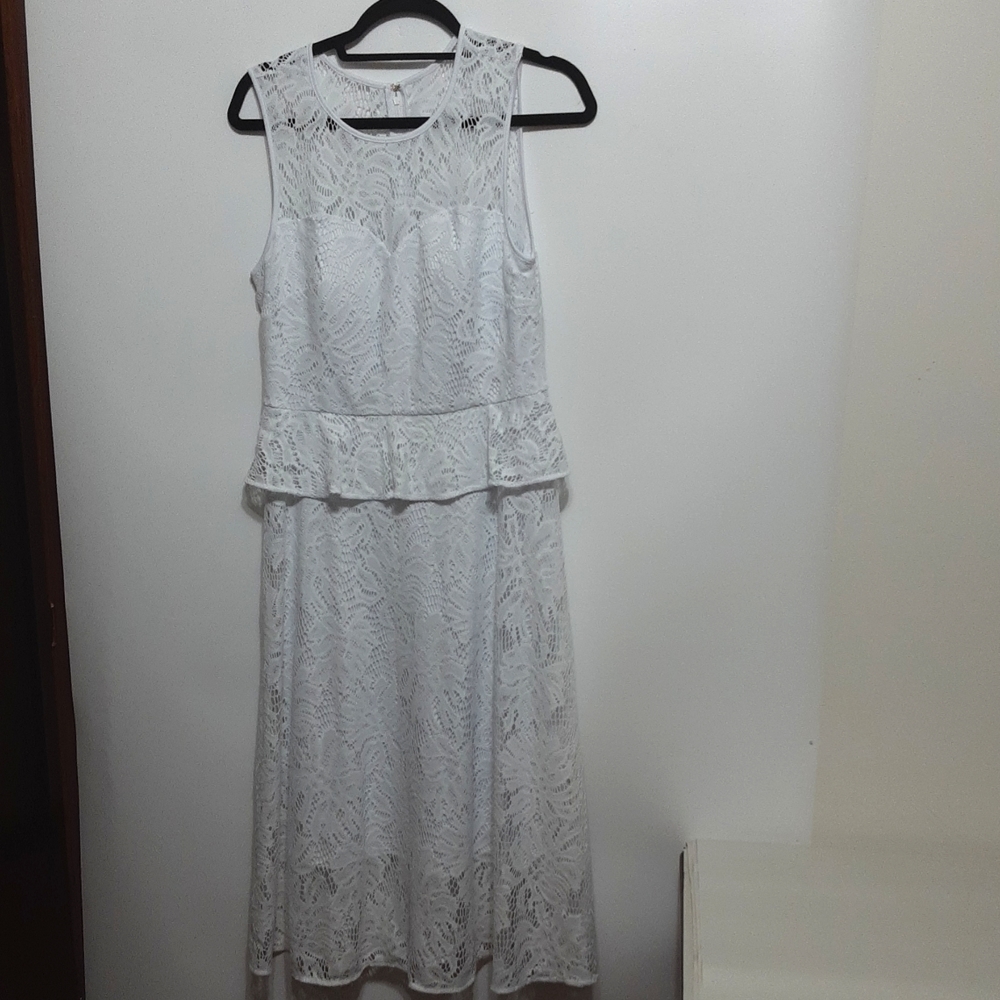 Lilly Pulitzer So Summer Vibe White Eyelets‎ Women's 10 Dress